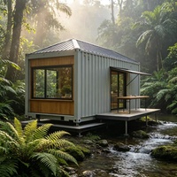 Maison conteneur modulaire portable de 20 pieds à assemblage rapide, étanche et mobile