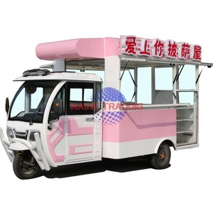 Camions de restauration rapide mobiles entièrement équipés, chariots à café et à glaces, camions de nourriture avec cuisine - Product Image 3