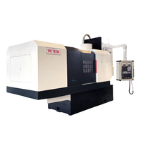 Machine de rectifieuse de surface de table rotative à broche verticale CNC robuste avec système de détection automatique de marque de système CNC KND GSK