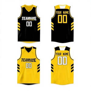 Uniformes de Baloncesto Personalizados 100% Poliéster, Diseños de Uniformes Deportivos para Adultos, Patrón de Personajes, Sublimación Frontal, Secado Rápido - Product Image 1