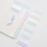 Onglets d'index collants multicolores de qualité supérieure marqueurs de livre étiquette de couleur notes autocollantes pour animaux de compagnie