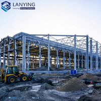 Almacén de Estructura de Acero Premium para Logística, Edificio de Almacenamiento de Gran Espacio con Estándares CWB