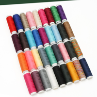 Fil à coudre en polyester multicolore, petit rouleau, moderne, pour la maison, bricolage, fabrication artisanale, accessoires, aiguille