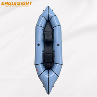 Packraft gonflable ultraléger en TPU pour 1 ou 2 personnes, bateau de pêche pliable et portable pour eaux vives