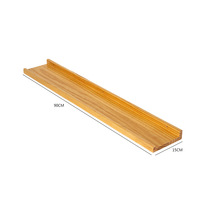 Nouvelle étagère murale flottante à double niveau pour la maison, boîte de rangement décorative, étagère pour la salle de bain ou la cuisine