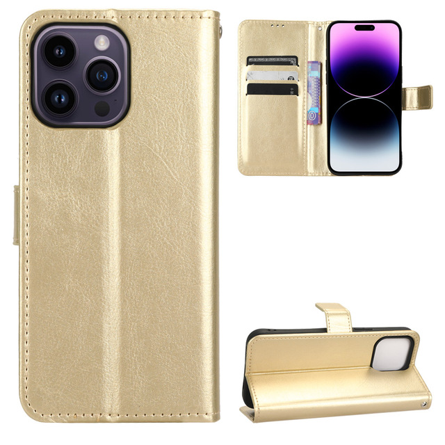 Men and Women's Flip Wallet PU Leather Stand Cover Case for Samsung Galaxy Phones With Card Slots Wrist Strap Mobile Phone Case