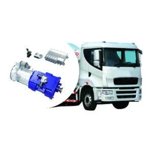 نظام محركات كهربائية هجين بالكامل PHEV 170-250كيلو وات 49-70 طن شاحنة كهربائية ثقيلة 4x2 6x4 8x4 أو شاحنة مميزة