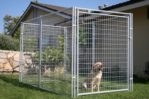 Chenil de fil de chien à mailles plaquées à chaud, 6 ftx5 pieds - Product Image 2