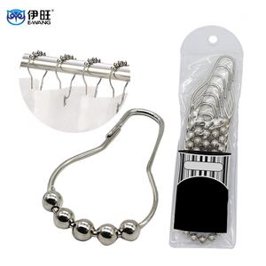 Anneaux de suspension pour rideaux de douche en métal, vente en gros d'usine EWANG - Product Image 1