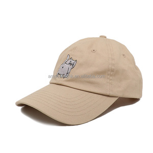 OEM Custom 100% Cotton Canvas 6 Panel <b>Dad</b> Hat Custom Embroidery Logo Sporty Casual Outdoor Cycling Cap Unisex Four Seasons - Product Image 2