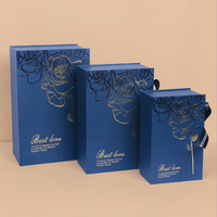 Boîte cadeau rigide en carton écologique en gros avec fermeture magnétique, impression feuille d'or rose, impression quadricolore pour la Saint-Valentin