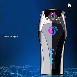 Accessoires pour fumeurs gravés sur mesure, briquet à double arc sans flamme, allumeurs électriques, briquets électroniques pour cigarettes - Product Image 3