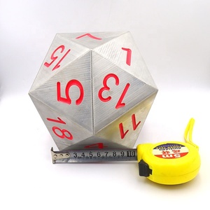 Fabricant-Direct personnalisé <span class=keywords><strong>20</strong></span>-Face grand jeu de <span class=keywords><strong>dés</strong></span> en métal polyédrique solide D6 D20 <span class=keywords><strong>dés</strong></span> de jeu pour les numéros - Product Image 2