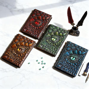Großhandel klassische Dämonen augen 3D Harz geprägt Dragon Book Journal A5 Journal Vintage Notebook - Product Image 2