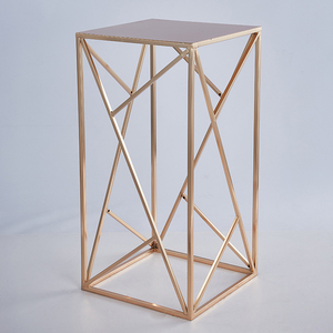 Cadre de gâteau de mariage en <span class=keywords><strong>fer</strong></span> <span class=keywords><strong>forgé</strong></span> avec motif de fleurs pour décorations de table et supports de pièce maîtresse - Product Image 2
