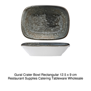 Crater Rectangular Bowl 12.5 × 9 cm Gural - Product Image 2