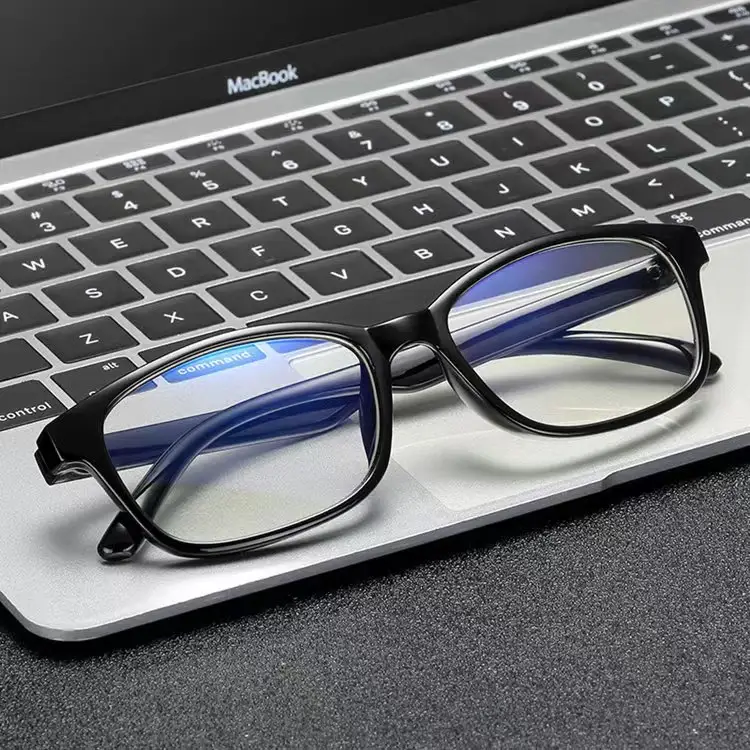 Newest ladies computer anti blue light retro square optical frame wholesale eyewear men eyeglasses design eye glasses