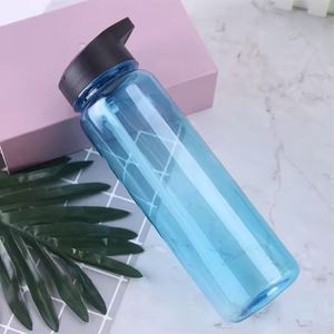 Custom <b>Cheap</b> 700ml Gym clear Drinking Plastic Sports Water Bottle With Straw - Product Image 6