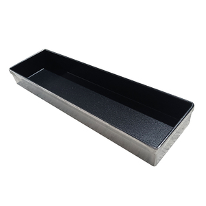 Plateau de cuisson rectangulaire en métal en aluminium de haute qualité pour des portions individuelles faciles à utiliser pour le four - Product Image 4
