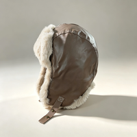 Bonnet d'hiver chaud pour hommes et femmes, protection auditive, épais, coupe-vent, style rétro pilote, casquette de trappeur