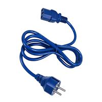 Câble d'alimentation CA 16A AS vers IEC C15, 1m, en PVC, pour ordinateurs de bureau et appareils électroménagers