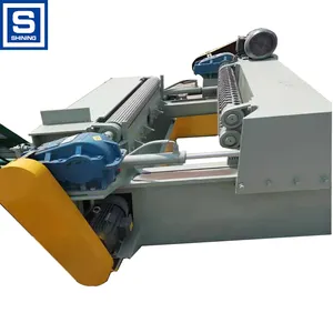 Shining high working efficiency log debarking rounding machine wood debarker lathe