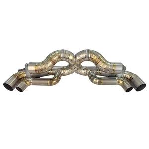 Silenciador de Escape de Acero de Titanio TLS, Entrada Pulida a Espejo de 1.5 mm, para <span class=keywords><strong>Porsche</strong></span> 911 <span class=keywords><strong>Turbo</strong></span>/<span class=keywords><strong>Turbo</strong></span> S <span class=keywords><strong>991</strong></span>.1 <span class=keywords><strong>991</strong></span>.2, Garantía de 3 Años - Product Image 1