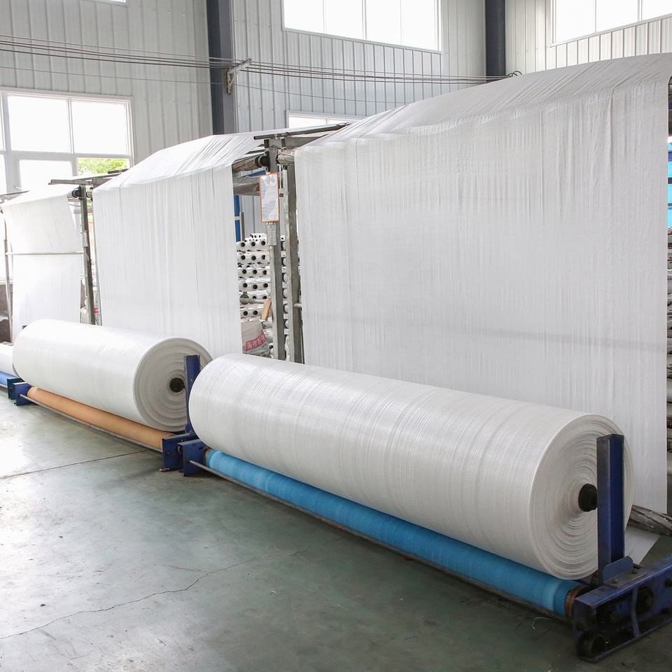 Anti Raffia Polypropylene Laminated PP Woven Fabric Roll - GRS CE Certified