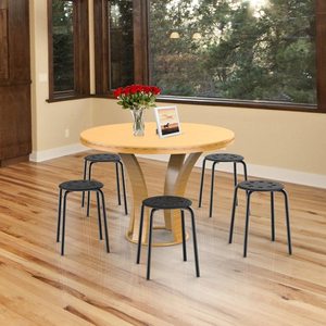 Thickened wrought iron <b>stool</b>, colorful, simple, stylish, round <b>stool</b> for <b>bedroom</b>, living room, dining room, and shoe cover - Product Image 3