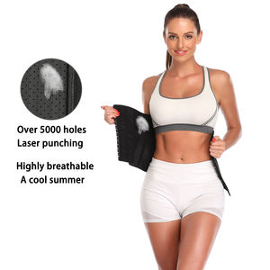 Dropshipping Ceinture amincissante respirante en maille d'os d'acier pour Faja Fat Burner Belly Trimmer Trainer Stretchable Sheath - Product Image 4