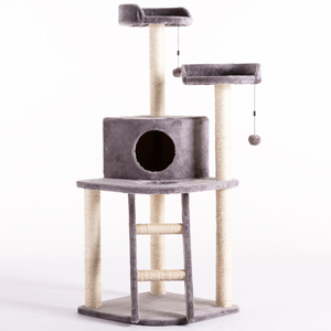 De lujo de Sisal cubierto Multi-nivel Condo estable gatito actividad arañazos Torre juego gato árbol - Product Image 1