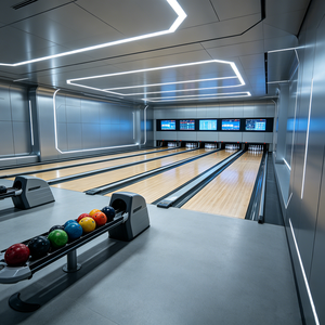 Arena de Bolos Marca Flying con Sistema de 10 Pistas, Pistas de Bolos Personalizadas y Bolas para Uso en Interiores, Garantía de 2 Años - Hecho en China - Product Image 2