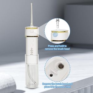 Hydropulseur Dentaire Électrique Portable 200ML Mini Sans Fil Réglable Étanche IPX7 pour Nettoyage des Dents et Appareils Dentaires - Product Image 6