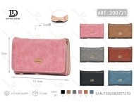 Portafoglio da donna a tre ante, di medie dimensioni, in materiale PU, multifunzionale per uso quotidiano - Product Image 1