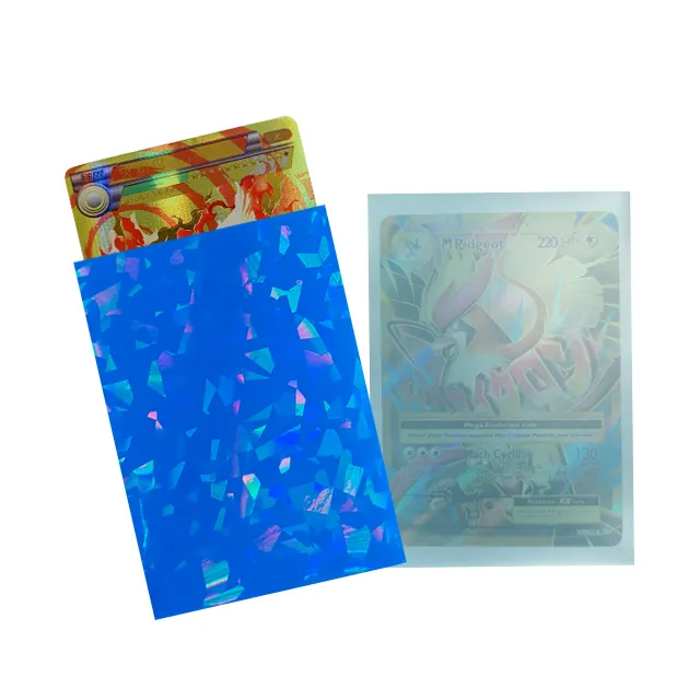 Custom Printing Cheap Price PP Sports Game Hologram Photo Holder Yugioh Card Sleeves Protector