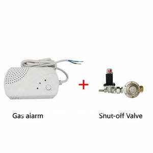 Tự động đóng cửa Van điện từ thiết bị dễ cháy gas báo động phụ kiện cho trường hợp khẩn cấp cắt tắt máy dò khói - Product Image 2