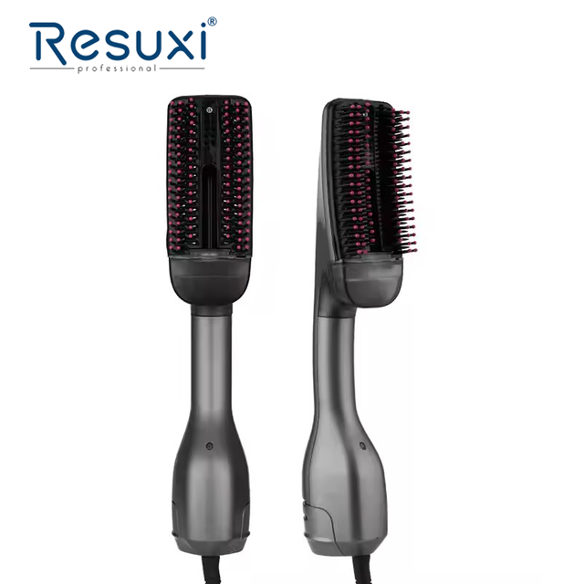 Resuxi MAN-688 Professional Hair Dryer Straightener Hot Sell 5 1 Volumizer PTC Plate Iron One-Step Curler Comb Household Use