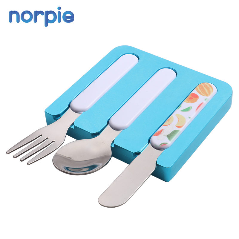 Детские столовые приборы 3D сублимационные чернила термопресс пресс-форма три на один инструмент