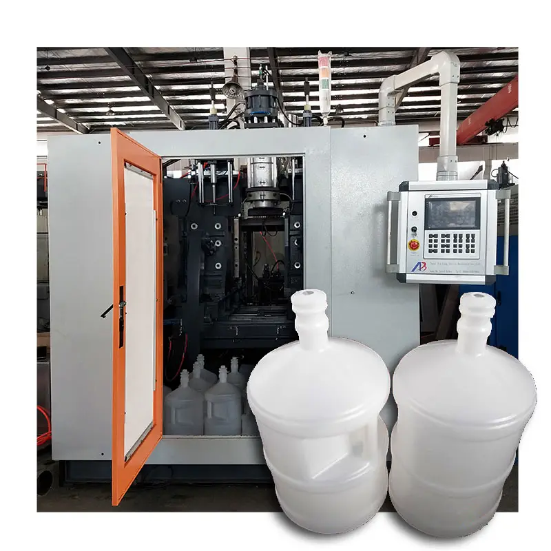 Yeniden kullanılabilir 4 galonluk 5 galonluk HDPE plastik su şişesi konteyner otomatik üfleme kalıpta şişirme makinesi
