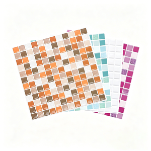 Custom Self-Adhesive Wallpaper, 3D Crystal Resin Wall Decals <strong>for</strong> Kitchen and <strong>Rented</strong> Apartments DIY Waterproof Wall Stickers - Product Image 1