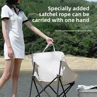 Chaise de pêche pliante Zentopia en aluminium robuste et légère avec plateau latéral réglable, porte-canne et pieds réglables pour usage extérieur