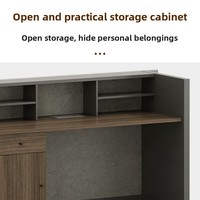 Bureau de réception en MDF durable, design moderne et écologique, personnalisable pour hôtel, école, hôpital et usage commercial