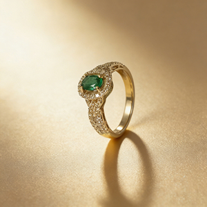 <b>CUSTOM</b> SILVER 10K/14K/18 SOLID GOLD CLASSIC LAB GROWN CVD IGI VVS-VS QUALITY BRILLIANT CUT ENGAGEMENT PARTY FASHION CLUSTER <b>RING</b> - Product Image 3