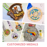 Médaille en métal personnalisée avec peinture, récompense pour les réalisations, souvenir pour les jeux multisports, reconnaissance des performances, cadeau