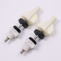 Boulons de réservoir de toilette Kit de fixation de raccord de casserole WC vis de réservoir d'eau de toilette connecteur de montage de couverture de toilette