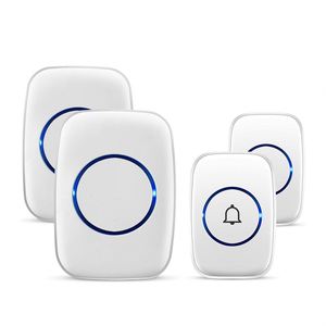 Timbre Inalámbrico Moderno a Batería, Sin Necesidad de Enchufe, Resistente al Agua, Alcance de 300m, Control Remoto para Seguridad del Hogar - Product Image 1