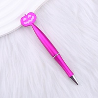 Stylo publicitaire créatif à thème Halloween et Noël, en forme de tête de mort, citrouille, chauve-souris, flocon de neige, en plastique, avec logo, pointe bille 1,0 mm, encre noire