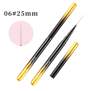 <span class=keywords><strong>Crayon</strong></span> <span class=keywords><strong>de</strong></span> fil d'ongle <span class=keywords><strong>de</strong></span> poignée en métal <span class=keywords><strong>de</strong></span> haute qualité 6/9/12/15/18/25mm Logo personnalisé stylo <span class=keywords><strong>de</strong></span> <span class=keywords><strong>dessin</strong></span> <span class=keywords><strong>de</strong></span> brosse <span class=keywords><strong>de</strong></span> revêtement d'ongle en gros en vrac - Product Image 6