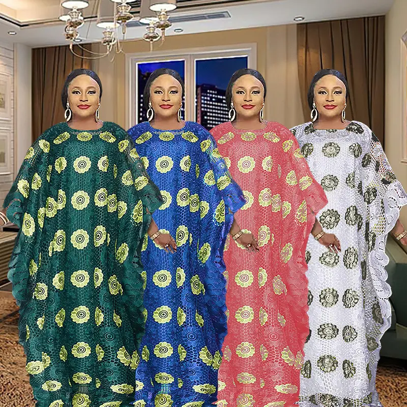 אמצע מזרח גלימה מוסלמית נשים מים מסיס תחרה ורקה אפריקאי בתוספת גודל שמלות הודי בגדי לנשים חדש הבורקה סגנונות