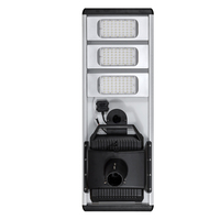 Lampe de rue LED solaire tout-en-un avec capteur PIR, batterie LiFePO4, contrôleur MPPT, étanche IP66, 12V DC 80W pour routes et autoroutes